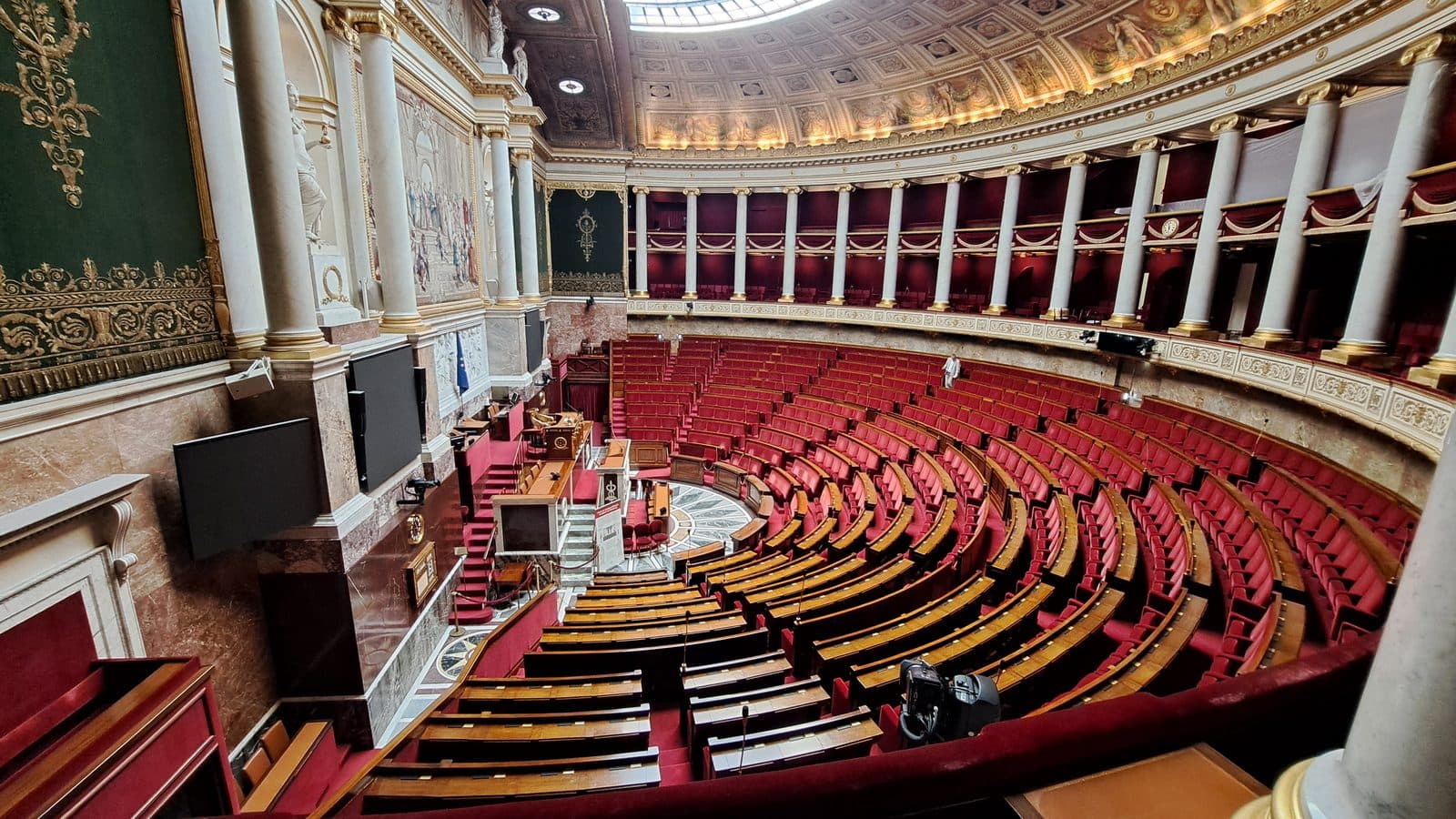 L'hémicycle de l'Assemblée nationale, septembre 2024